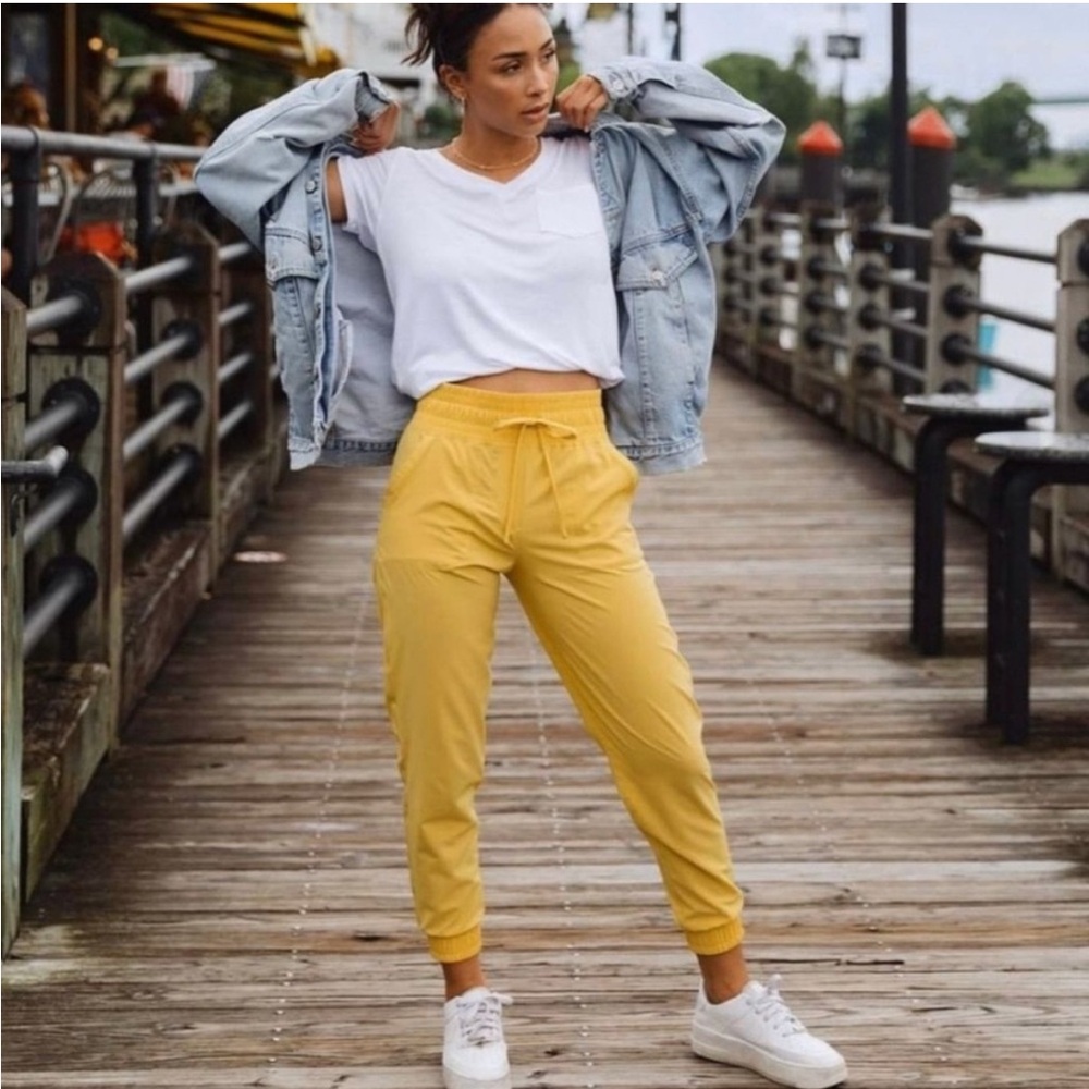 Sunny Yellow Jogger Pants for Women